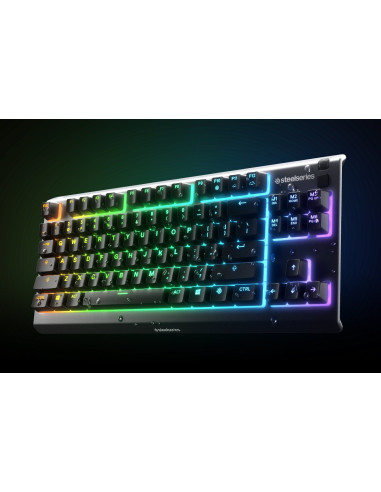 Klawiatura Gamingowa Steelseries Apex 3 Tenkeyless Klawiatura Do Gier Światło Led Rgb Amerykańskie Przewodowe Przełączniki Whisp