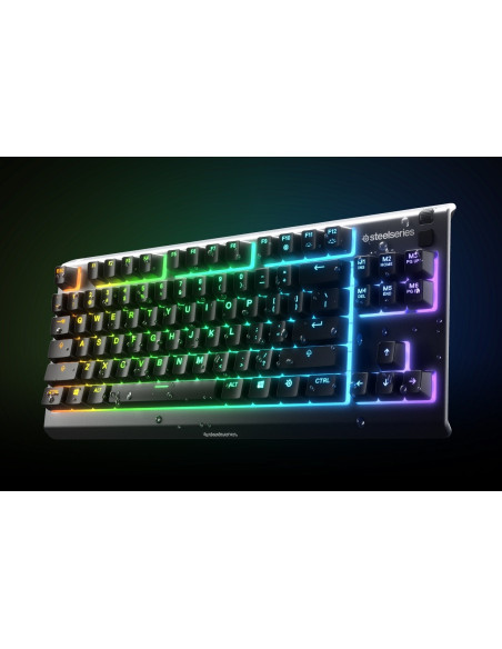 Klawiatura Gamingowa Steelseries Apex 3 Tenkeyless Klawiatura Do Gier Światło Led Rgb Amerykańskie Przewodowe Przełączniki Whisp