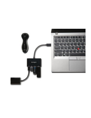 Kensington 4-Portowy Koncentrator Usb-C