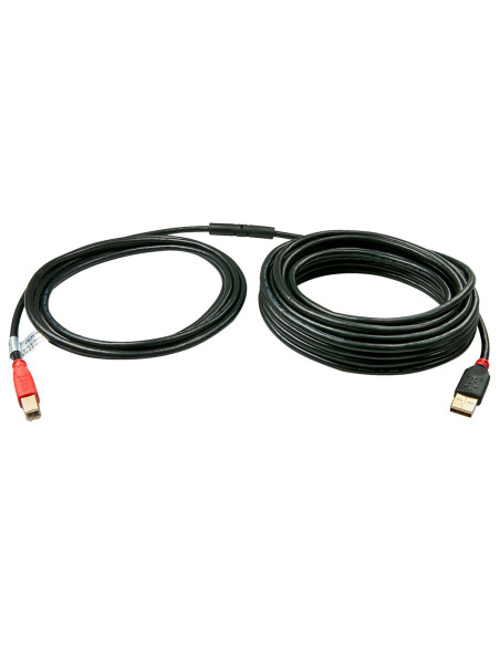 Lindy 42762 Kabel Usb Usb 2.0 15 M Usb A Usb B Czarny, Czerwony
