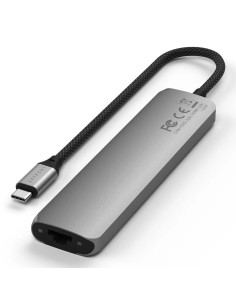 Wieloportowa Przejściówka Satechi 7-W-1 Usb-C Slim Z Ethernetem - Gwiezdna Szarość 2
