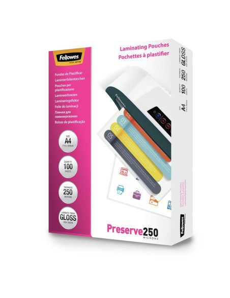 Laminator Pouch Glossy/A4 250 100Pcs 5401802 Fellowes
