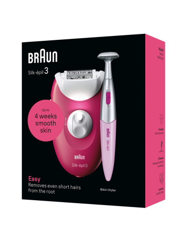 Braun Silk-Épil 3 3-202 20 Pęset(Y) Jagoda