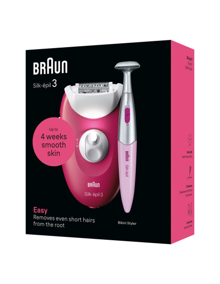 Braun Silk-Épil 3 3-202 20 Pęset(Y) Jagoda