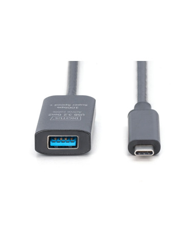 Digitus Aktywny Przedłużacz Usb 3.2 Gen2 10G, Usb-C - Usb-A, 5M