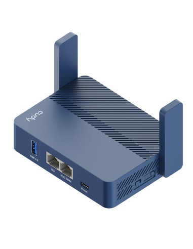 Cudy Ax3000 Router Bezprzewodowy Gigabit Ethernet Niebieski