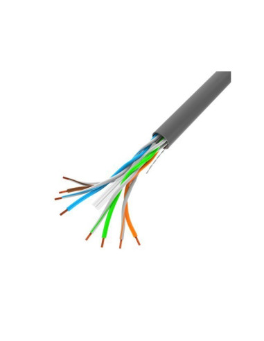 Lanberg Lcu6-11Cu-0100-S Kabel Sieciowy Szary 100 M Cat6 U/Utp