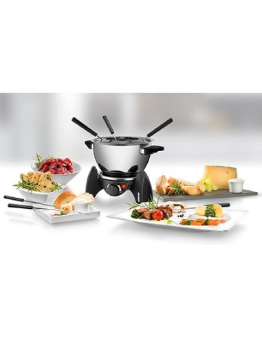 Elektryczne Fondue Unold 0,8L 6 Osób Stal Nierdzewna