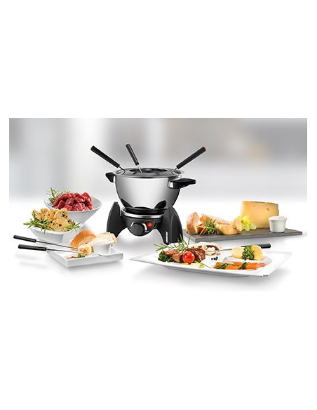 Elektryczne Fondue Unold 0,8L 6 Osób Stal Nierdzewna