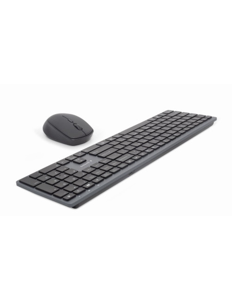 Gembird Kbs-Eclipse-M500 Klawiatura Dołączona Myszka Rf Wireless Qwerty Us English Czarny