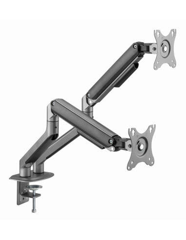 Gembird Ma-Da2-05 Uchwyt / Stojak Do Monitorów 81,3 Cm (32") Szary Biurko