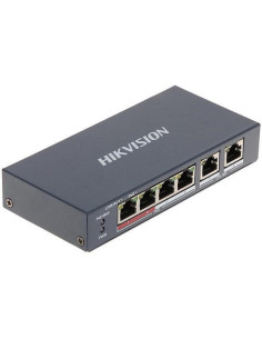 Hikvision Ds-3E0106P-E/M Łącza Sieciowe Nie Zarządzany Fast Ethernet (10/100) Obsługa Poe Niebieski 2