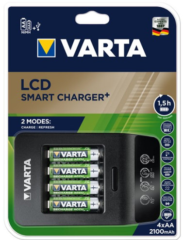Varta Lcd Smart Charger+ Akumulator Do Domowego Użytku Prąd Przemienny