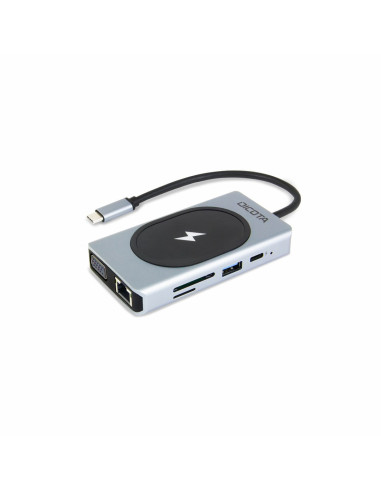 Dicota D32059 Huby I Koncentratory Usb Type-C Czarny, Srebrny