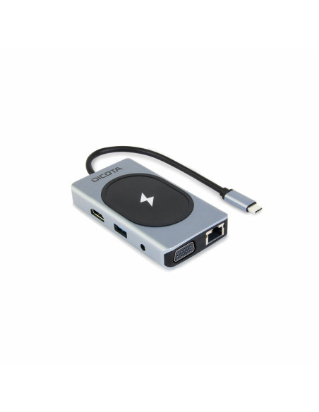 Dicota D32059 Huby I Koncentratory Usb Type-C Czarny, Srebrny