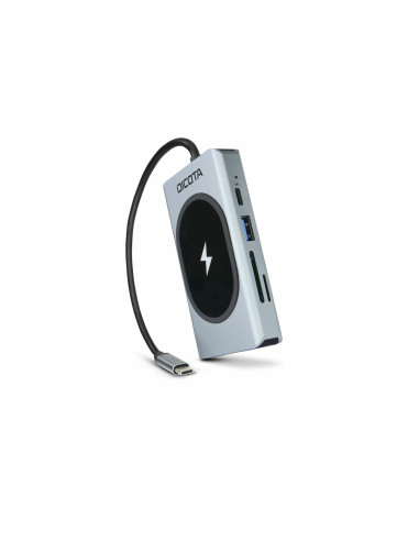Dicota D32059 Huby I Koncentratory Usb Type-C Czarny, Srebrny