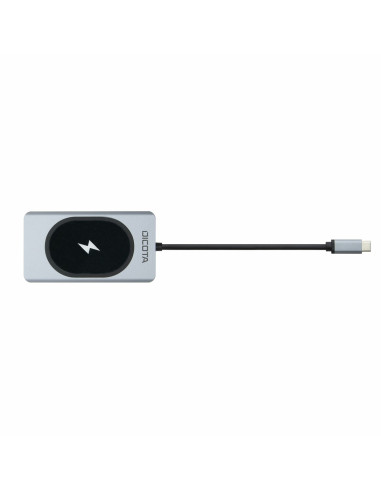 Dicota D32059 Huby I Koncentratory Usb Type-C Czarny, Srebrny