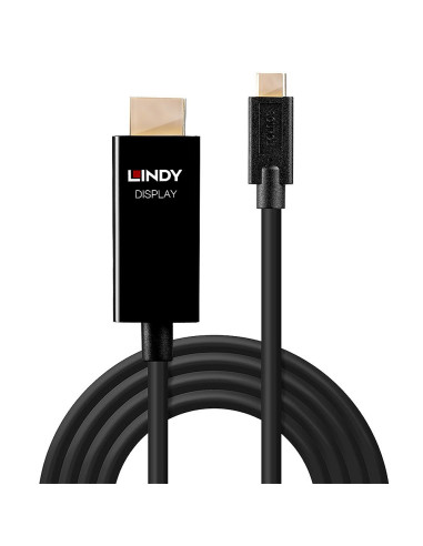 Adapter Lindy Usb-C - Hdmi 4K60 1M Czarny