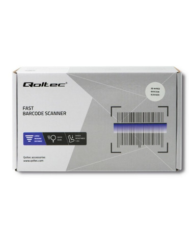 Qoltec Czytnik Kodów Kreskowych 1D I 2D | Usb