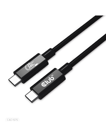 Club3D Cac-1575 Kabel Usb Usb4 Gen 2X2 2 M Usb C Czarny