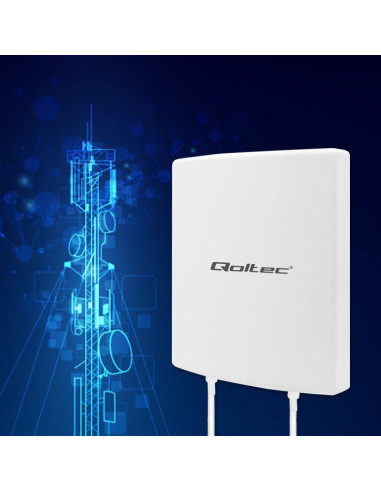 Qoltec Antena 5G | 14Dbi | Zewnętrzna