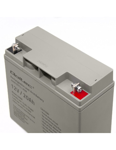 Qoltec 53066 Akumulator Ołowiany (Vrla) 12 V 20 Ah