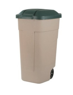 Curver 176805 110 L Prostokątny Plastik Beżowy, Zielony