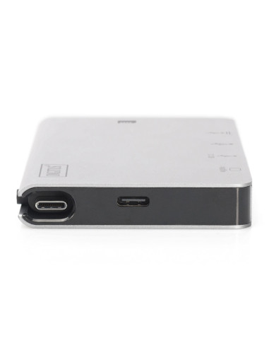 Digitus Wieloportowa Podróżna Stacja Dokująca Usb Type-C™, 6 Portów
