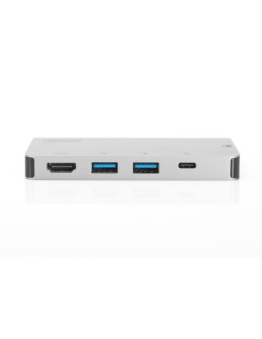 Digitus Wieloportowa Podróżna Stacja Dokująca Usb Type-C™, 6 Portów