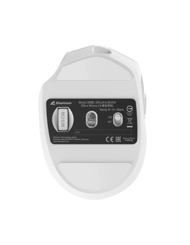 Mysz Optyczna Officepal M25W White/Wireless Optical Mouse 4.000 Dpi