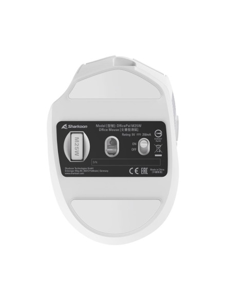 Mysz Optyczna Officepal M25W White/Wireless Optical Mouse 4.000 Dpi