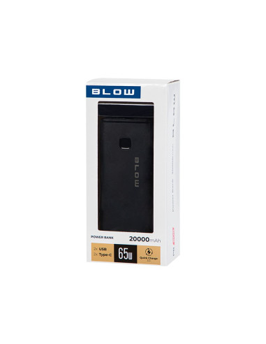 Blow Power Bank 20000Mah Pd 65W Czarny Pb20G