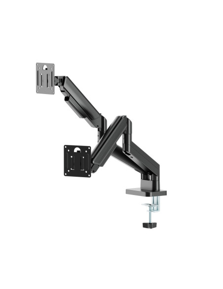 Gembird Biurkowe Ramię/Uchwyt Na Dwa Monitory (Regulowane) 17"-32", Obciążenie Do 10Kg, Kolor Czarny