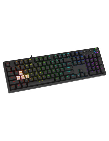 Savio Klawiatura Mechaniczna Styx Outemu Blue, Hot Swap, Rgb