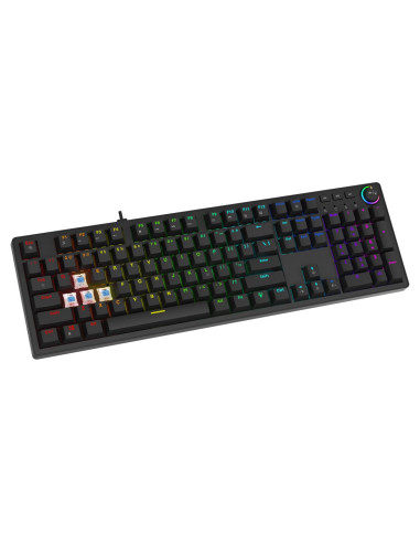 Savio Klawiatura Mechaniczna Styx Outemu Blue, Hot Swap, Rgb