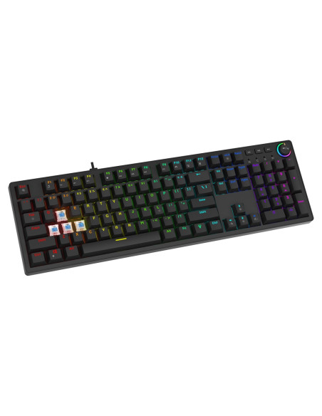 Savio Klawiatura Mechaniczna Styx Outemu Blue, Hot Swap, Rgb