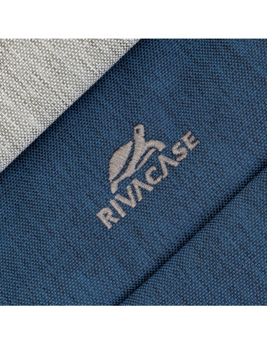 Rivacase 7532 39,6 Cm (15.6") Aktówka Niebieski, Szary