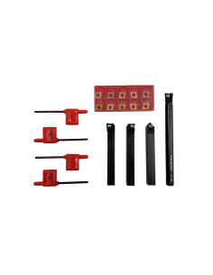 Noże Tokarskie Składane Z Wymienną Płytką 12Mm 18Szt./Silver