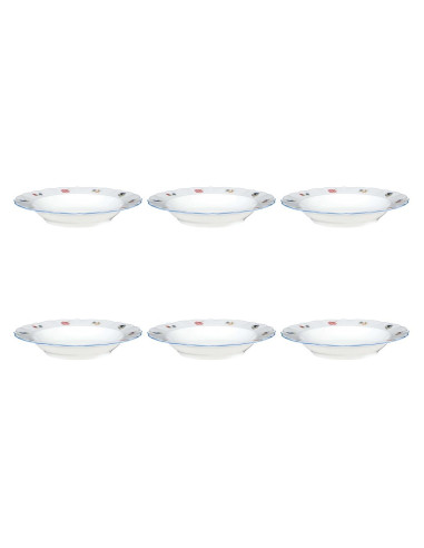 Seltmann Sonate Nostalgia Zestaw 6 Talerzy Do Zupy 22.5 Cm