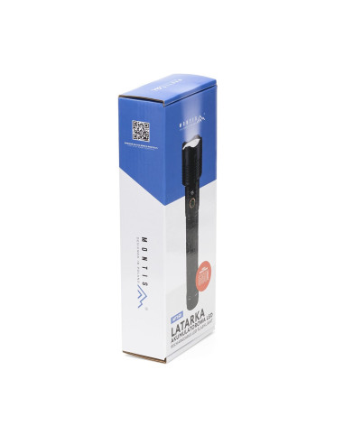 Montis Taktyczna Ręczna Latarka Akumulatorowa Led, Zoom 10W Mt160