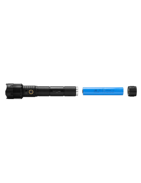 Montis Taktyczna Ręczna Latarka Akumulatorowa Led, Zoom 10W Mt160