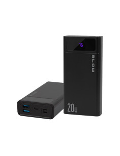 Blow Power Bank 20000Mah Qc+Pd 20W + Lightning Czarny Pb20E