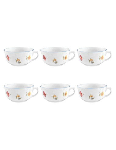 Seltmann Sonate Nostalgia Zestaw 6 Filiżanek Do Herbaty 210 Ml