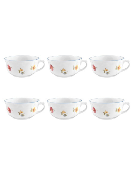 Seltmann Sonate Nostalgia Zestaw 6 Filiżanek Do Herbaty 210 Ml