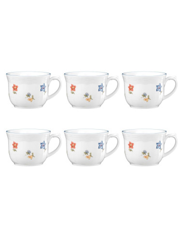 Seltmann Sonate Nostalgia Zestaw 6 Filiżanek Do Kawy 220 Ml