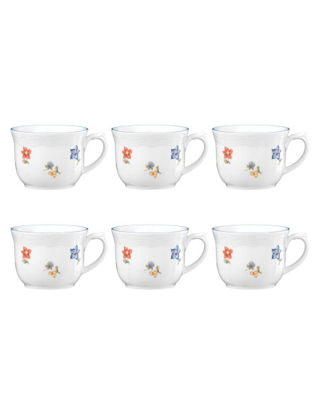 Seltmann Sonate Nostalgia Zestaw 6 Filiżanek Do Kawy 220 Ml