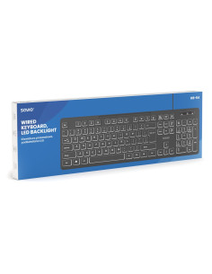 Savio Klawiatura Przewodowa Podświetlana Led Kb-04 2