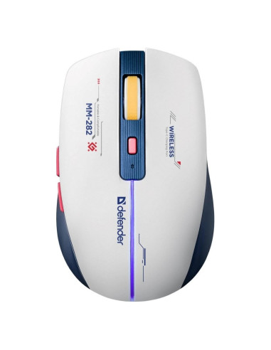 Defender Mysz Bezprzewodowa Dila Mm-282 Rf 1800Dpi 6P Akumulatorowa 52282
