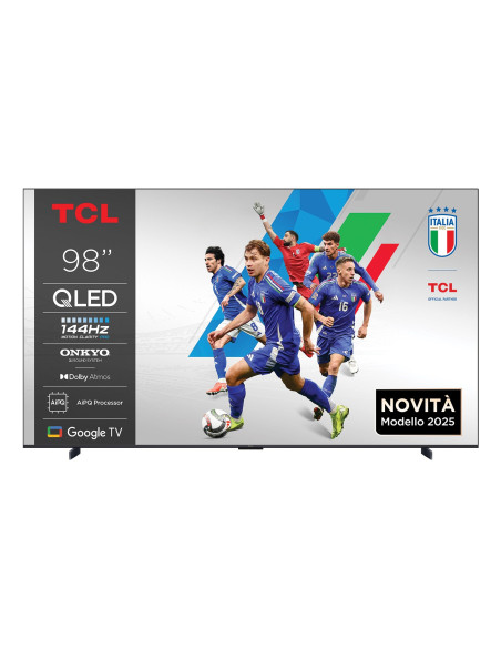 Telewizor Tcl 98P89K Qled 98'' 4K Ultra Hd 144Hz Google Tv Dolby Atmos Metaliczny