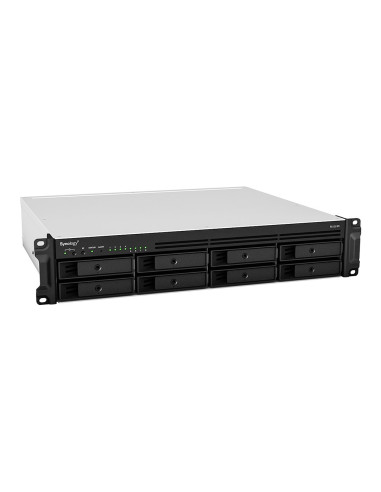 Synology Rackstation Rs1221Rp+ Serwer Danych Nas Rack (2U) Ryzen Embedded V1500B 4 Gb Ddr4 0 Tb Diskstation Manager Czarny